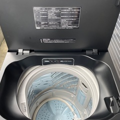 2022年製 Hisense 5.5k全自動洗濯機 ブラックカラーの画像