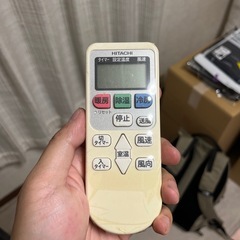 （受け渡し者決定）日立エアコン取り外して持っていってくださいの画像