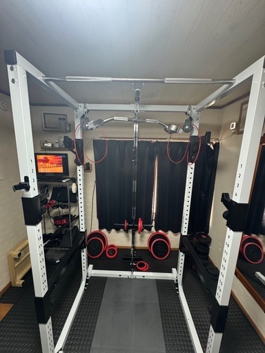 WILD FIT ワイルドフィット　パワーラック PRO フルモデル ワイド  パラレルグリップつき付き