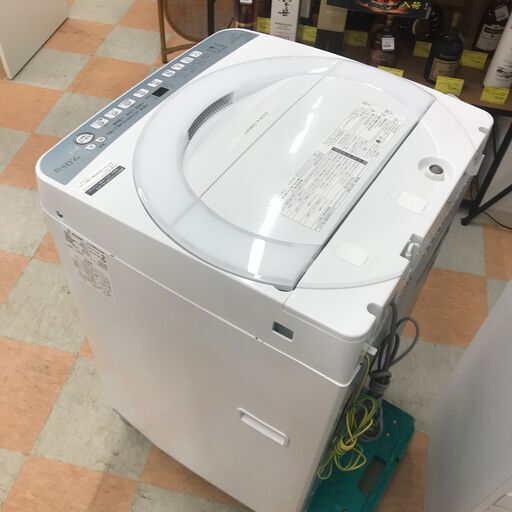 ★ジャングルジャングル石川金沢店★ シャープ 洗濯機 ES-T714 7.0Kg 2022年製 動作確認／クリーニング済み