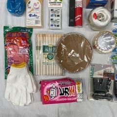 【未使用】日用品/生活雑貨まとめ スポンジ　水筒　イヤホン他の画像