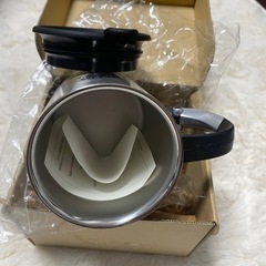 NO256未使用品　Starbucks 蓋付き　マグカップの画像