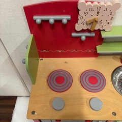キッチン おままごと コンパクト 木製 25J 北3の画像