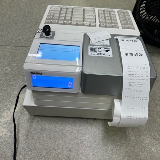 140電子レジスターSR-S4000動作OK ※印字にかすれ有