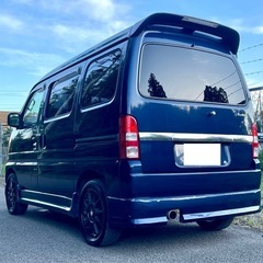 ☆千葉発☆エブリィワゴン ジョイポップターボPZ ハイルーフ☆車検R8/4☆記録簿あり ディスプレイオーディオ BT☆軽バン DA62W☆下取りOK☆の画像