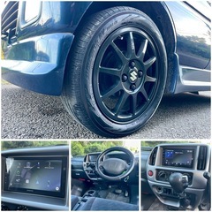 ☆千葉発☆エブリィワゴン ジョイポップターボPZ ハイルーフ☆車検R8/4☆記録簿あり ディスプレイオーディオ BT☆軽バン DA62W☆下取りOK☆の画像