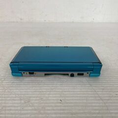 【Nintendo】 ニンテンドー 3DS CTR-001 動作確認済み アクアブルー 任天堂 家庭用 ゲーム アダプター付き A0584の画像