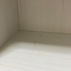 白い木目調のカラーボックス　2個の画像