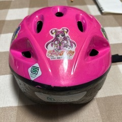 プリキュアサイクリングヘルメットの画像