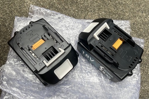 マキタ製のバッテリー駆動草刈り機(MUR190SD)＆新品汎用バッテリー
