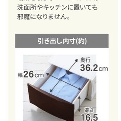 カラーボックス5段 ブラウンの画像