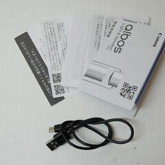 開封未使用 Canon albos ライト&スピーカー 5914C001 ML-A シルバー 充電式 LED Bluetooth アルミ削り出し キヤノン アルボス 札幌市 清田区 平岡の画像