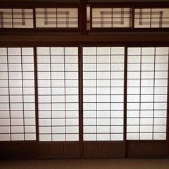 【お話し中】欄間 障子4枚(67cm×37cm)の画像