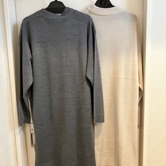マタニティ　ニットワンピ2着セット　の画像