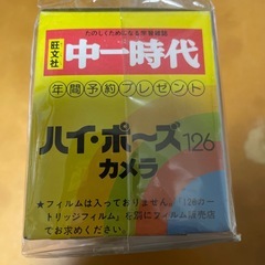 旺文社中一時代年間予約特典カメラ　河合奈保子の画像