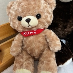 大きいくまのぬいぐるみ　3つセットの画像