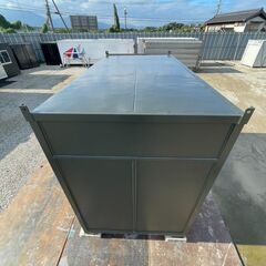 【三重県】 2坪 シャッター倉庫　シャッター付倉庫　4畳　大型　OMACHI　PAL-20S　物置　ハウス　バイク　自転車　コンテナ 【配送可能】の画像