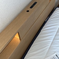 ニトリセミダブルベット(マットレス付き)の画像