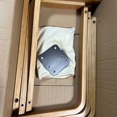 無印良品　リビングにもダイニングにもなるテーブルセット　5脚の画像