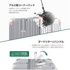  新品　スーツケース キャリーケース 機内持ち込み ABS+PC 耐衝撃 大容量 超軽量の画像