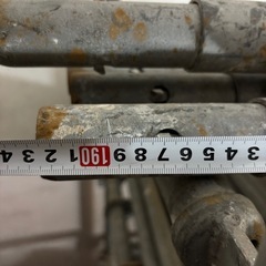 仮設足場資材　支柱　手摺の画像