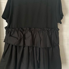 しまむら ぺプラムTシャツ バックフリルTシャツMサイズ 2着の画像