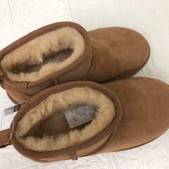 A）カークランド キッズ ムートンブーツ チェスナット 21.0㎝の画像