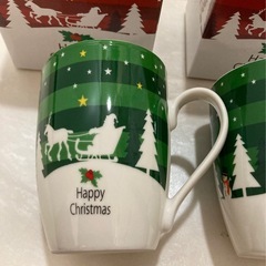 クリスマス　ビッグマグカップ　2個セットの画像