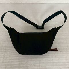 【LOEWE】 ロエベ  Puffy Bumb パフィー バムバッグ ボディバッグ レザー ブラック ウエストポーチ メンズ A0585の画像