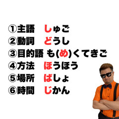 【文法】順番はしどめほばじ？の画像