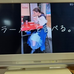 TOSHIBA REGZA26型液晶テレビリモコン付の画像