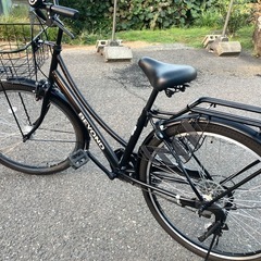 自転車　通勤通学に　シティサイクルの画像