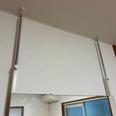 全身鏡 突っ張りミラー 幅80cm 壁面ミラー つっぱりミラー 全身ミラー  壁掛け おしゃれ ダンス 薄型 の画像
