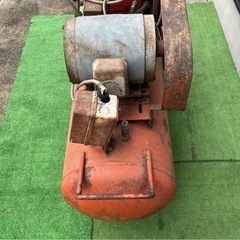 明治機械/meiji エアーコンプレッサー H-2 HO-1 三相 200V 2.2ｋW 3馬力 95L エアコンプレッサの画像