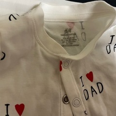 H&Mロンパース 50-60 長袖2セット、肌着3点セットの画像
