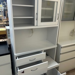 ジモティー割引🏷️【ジャングルジャングル 岸和田和泉インター店】 システムキッチン ホワイト 和泉市 堺市 岸和田市 泉大津市 高石市 泉北郡熊取町の画像
