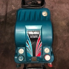 【ジャンク】 マキタ makita 高圧 常圧 エアーコンプレッサー AC400X エアコンプレッサー エアー コンプレッサー  エアーツール 大工の画像