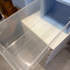 収納ケース　水色　同等品2個有りの画像