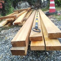 🌈無料👀‼️太くて長い3m😺0円💦🌳木材🏠️DIY🍊足場🍇フローリング🍒の画像