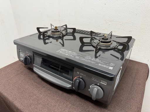 リンナイ　Rinnai　ガステーブルコンロ　グリル付き　都市ガス　２０２０年製　KGK34BKL