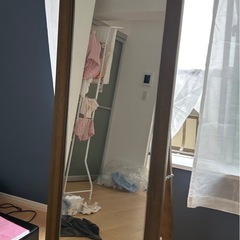 高級　全身鏡　姿見　大型ミラー　重量感ありの画像