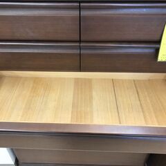 【ジャングルジャングル岩出店】【B161】収納チェスト ブラウン 府中 幅104cm×奥行47cm×高さ142.5cm 中古 家具 和歌山 岩出市 紀の川市 海南市の画像