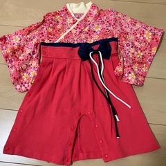 袴ロンパース サイズ70 2着の画像