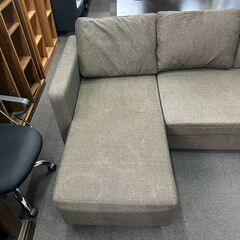 店頭引き渡し 中古 ニトリ カウチソファ ノワール Ｌ字ソファ ソファベッド 収納付き 家具の画像