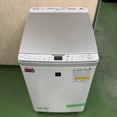 R21  SHARP 　21年製　洗濯機　8㌔洗濯　4.5㌔熱乾燥 　冷蔵庫　安い　の画像
