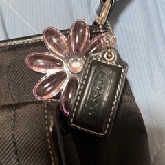 coachショルダーバックの画像