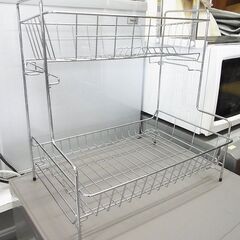 キッチン用　食器置き　水切り台　ステンレス製の画像