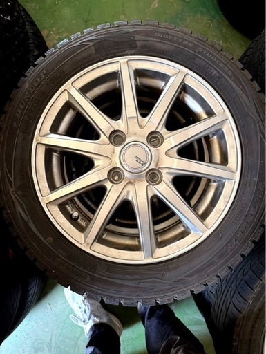 【成約済】アルミホイール・スタッドレスタイヤセット / DUNLOP WINTER MAXX / ダンロップ