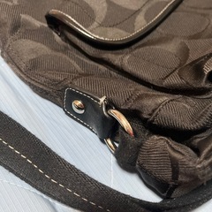 coachショルダーバックの画像