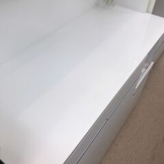 【ジャングルジャングル岩出店】【B162】食器棚 ホワイト  幅119.5cm×奥行50cm×高さ200cm 中古 家具 和歌山 岩出市 紀の川市 海南市の画像